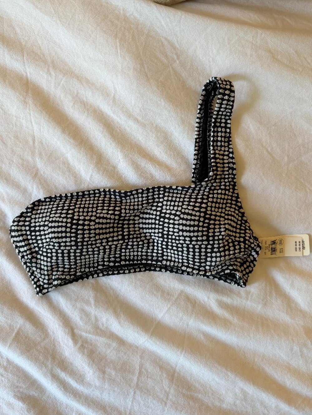 NWT Aerie one shoulder swim suit top size S